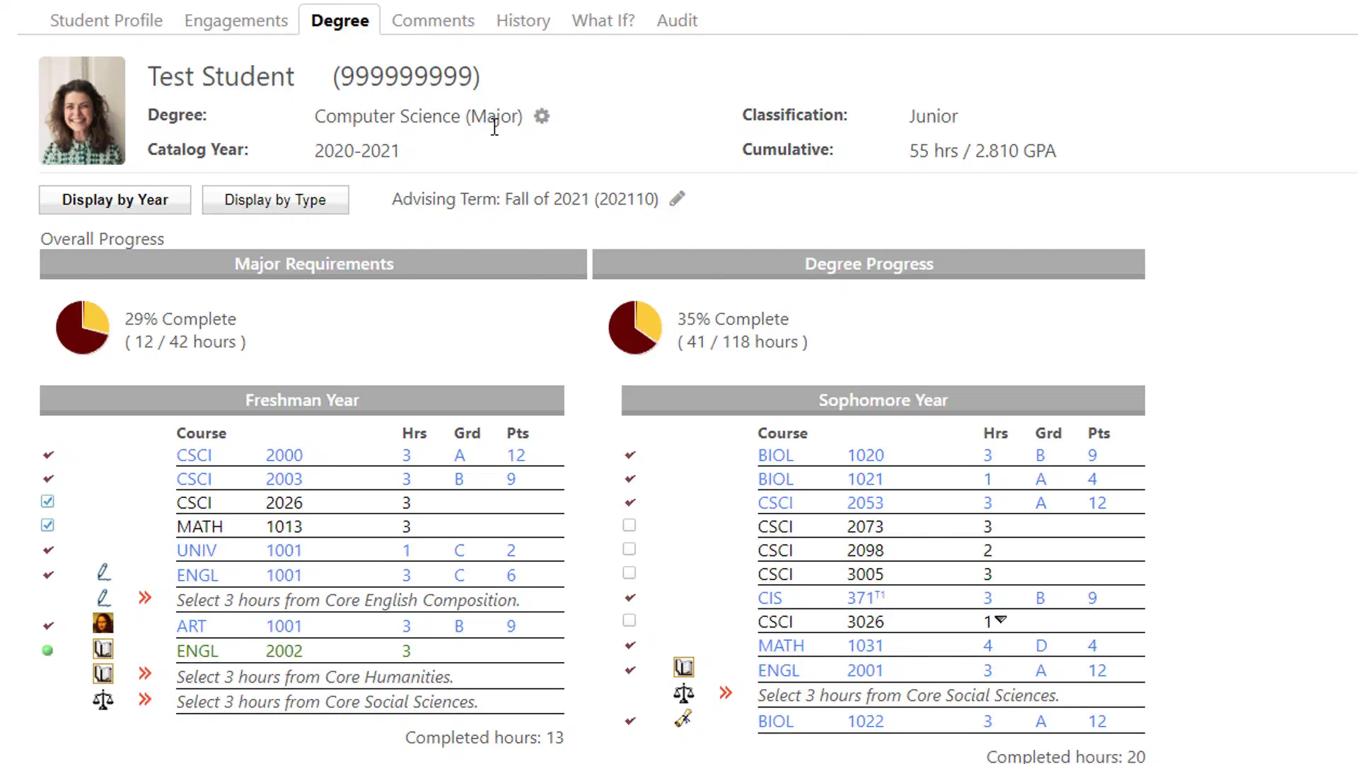 FlightPath degree audit