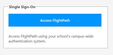 Single sign on for FlightPath